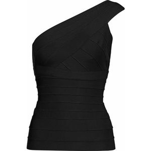 Herve Leger Sadie One Shoulder Bandage Top